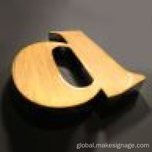 Custom UV Resin Channel Signs Uv Epoxy Resin Channel Sign Factory